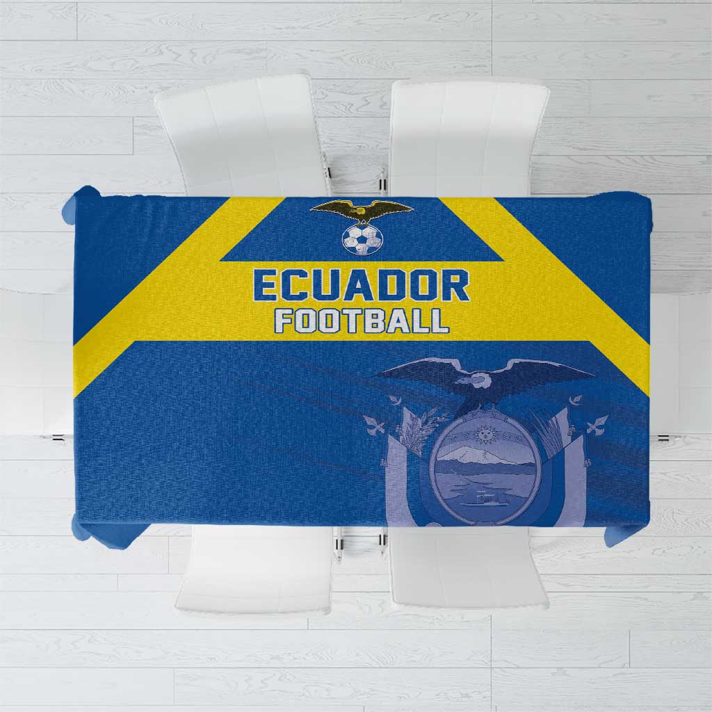 Ecuador Football Tablecloth Go Champions