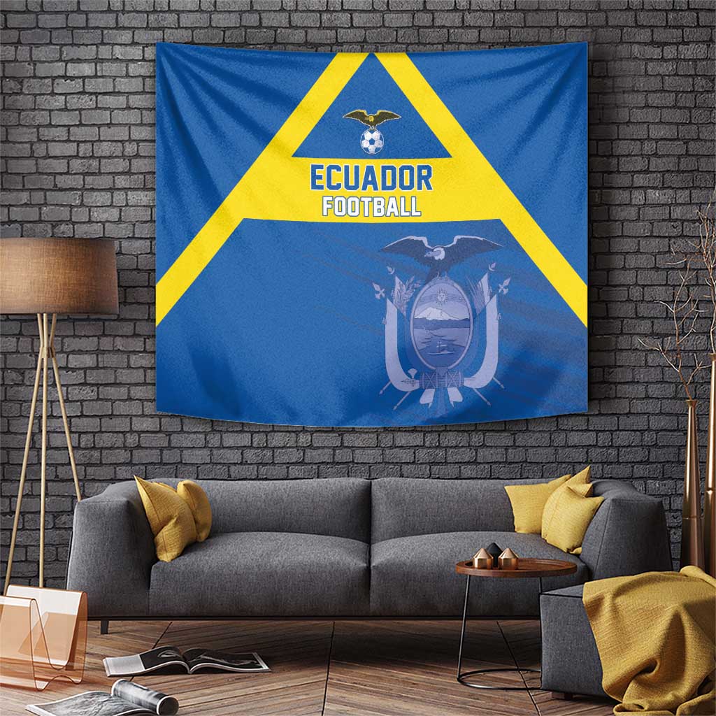 Ecuador Football Tapestry Go Champions