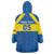 Custom Ecuador Football Wearable Blanket Hoodie Go Champions