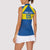 Custom Ecuador Football Women Sleeveless Polo Shirt Go Champions