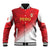 Custom Peru Football Baseball Jacket Sporty Style