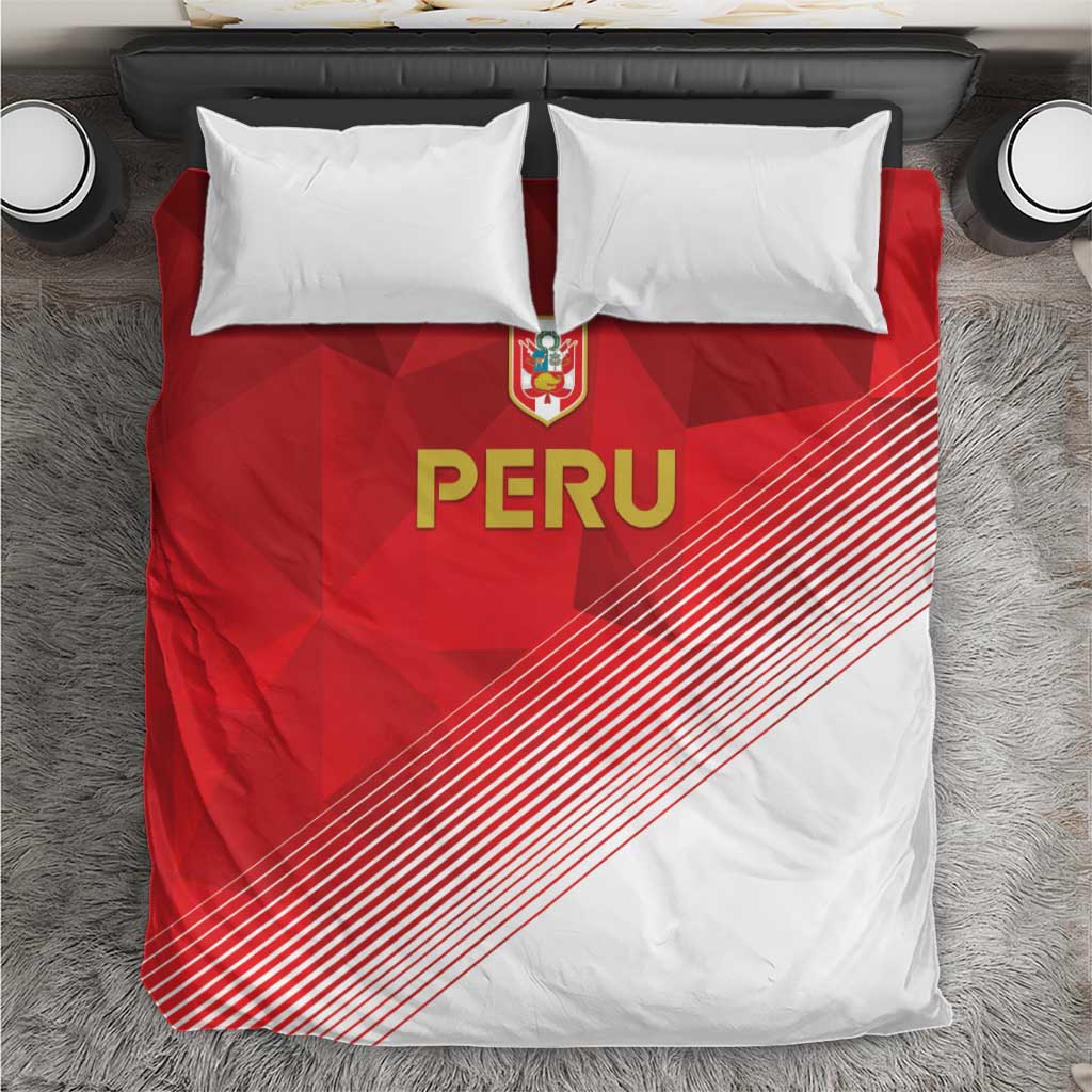 Peru Football Bedding Set Sporty Style