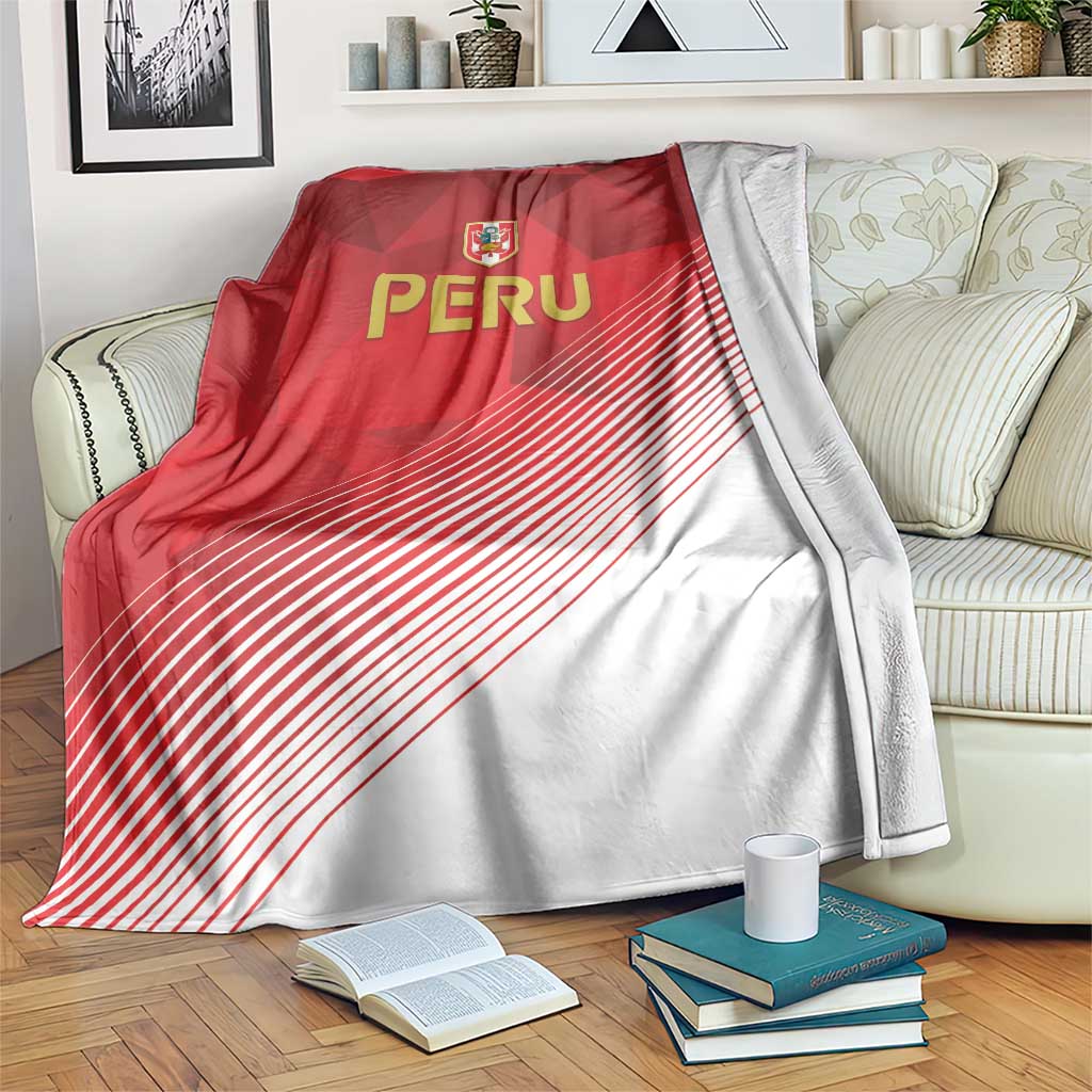 Peru Football Blanket Sporty Style