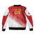 Custom Peru Football Bomber Jacket Sporty Style