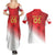 Custom Peru Football Couples Matching Summer Maxi Dress and Hawaiian Shirt Sporty Style