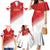 Custom Peru Football Family Matching Mermaid Dress and Hawaiian Shirt Sporty Style