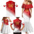 Custom Peru Football Family Matching Mermaid Dress and Hawaiian Shirt Sporty Style