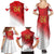 Custom Peru Football Family Matching Summer Maxi Dress and Hawaiian Shirt Sporty Style