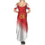 Custom Peru Football Family Matching Summer Maxi Dress and Hawaiian Shirt Sporty Style