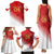 Custom Peru Football Family Matching Tank Maxi Dress and Hawaiian Shirt Sporty Style