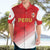 Custom Peru Football Hawaiian Shirt Sporty Style