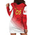 Custom Peru Football Hoodie Dress Sporty Style