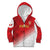 Custom Peru Football Kid Hoodie Sporty Style