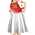 Custom Peru Football Kid Short Sleeve Dress Sporty Style