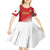 Custom Peru Football Kid Short Sleeve Dress Sporty Style