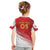 Custom Peru Football Kid T Shirt Sporty Style