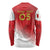 Custom Peru Football Long Sleeve Shirt Sporty Style