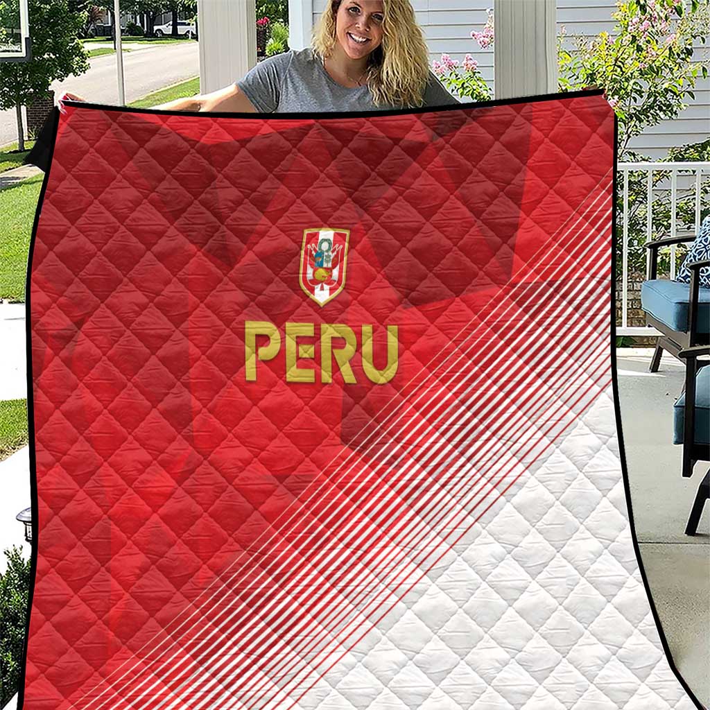 Peru Football Quilt Sporty Style