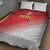 Peru Football Quilt Bed Set Sporty Style