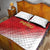 Peru Football Quilt Bed Set Sporty Style