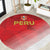 Peru Football Round Carpet Sporty Style