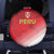 Peru Football Spare Tire Cover Sporty Style