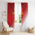 Peru Football Window Curtain Sporty Style