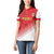 Custom Peru Football Women Polo Shirt Sporty Style