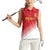 Custom Peru Football Women Sleeveless Polo Shirt Sporty Style