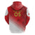 Custom Peru Football Zip Hoodie Sporty Style