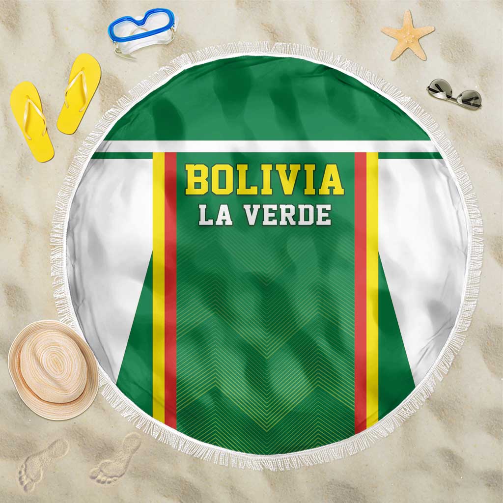 Bolivia Football Beach Blanket Go Champions La Verde Green Version