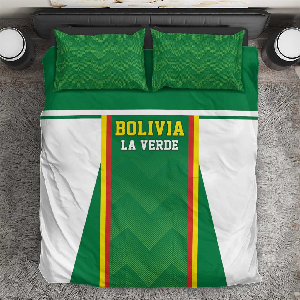 Bolivia Football Bedding Set Go Champions La Verde Green Version