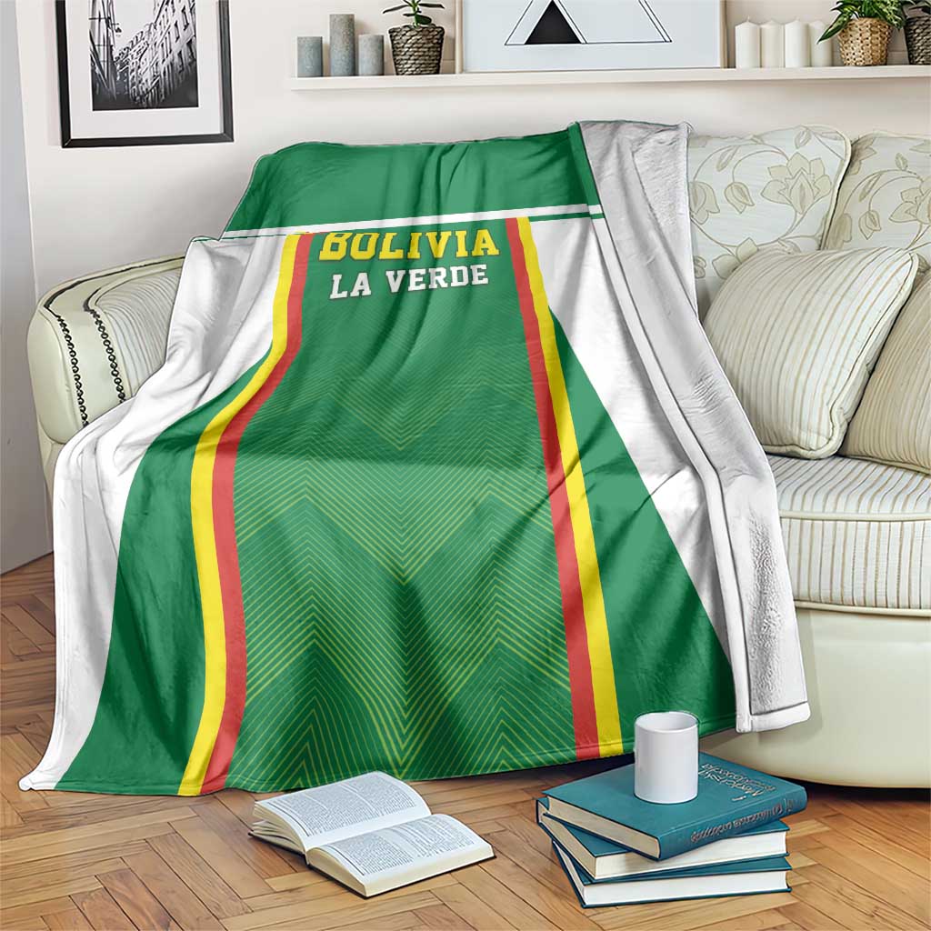 Bolivia Football Blanket Go Champions La Verde Green Version