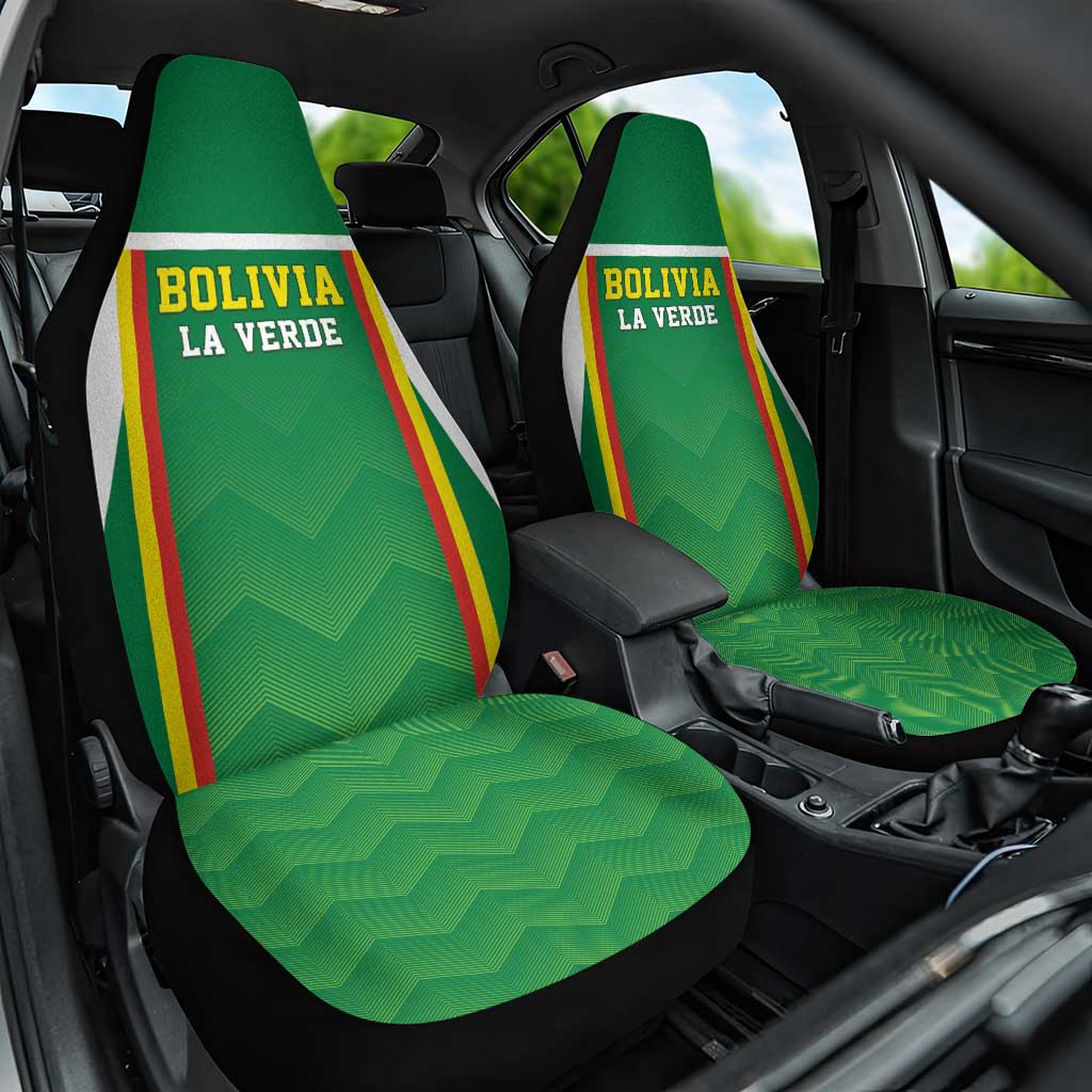 Bolivia Football Car Seat Cover Go Champions La Verde Green Version