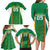 Custom Bolivia Football Family Matching Long Sleeve Bodycon Dress and Hawaiian Shirt Go Champions La Verde Green Version