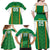 Custom Bolivia Football Family Matching Off Shoulder Maxi Dress and Hawaiian Shirt Go Champions La Verde Green Version