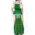 Custom Bolivia Football Family Matching Off Shoulder Maxi Dress and Hawaiian Shirt Go Champions La Verde Green Version