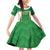 Custom Bolivia Football Family Matching Off Shoulder Short Dress and Hawaiian Shirt Go Champions La Verde Green Version