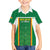 Custom Bolivia Football Family Matching Off Shoulder Short Dress and Hawaiian Shirt Go Champions La Verde Green Version