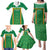 Custom Bolivia Football Family Matching Puletasi and Hawaiian Shirt Go Champions La Verde Green Version