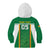 Custom Bolivia Football Kid Hoodie Go Champions La Verde Green Version