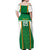 Custom Bolivia Football Off Shoulder Maxi Dress Go Champions La Verde Green Version