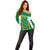 Custom Bolivia Football Off Shoulder Sweater Go Champions La Verde Green Version