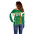 Custom Bolivia Football Off Shoulder Sweater Go Champions La Verde Green Version