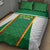 Bolivia Football Quilt Bed Set Go Champions La Verde Green Version