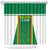 Bolivia Football Shower Curtain Go Champions La Verde Green Version