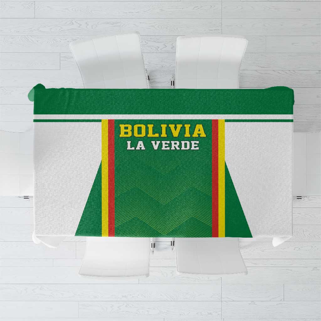 Bolivia Football Tablecloth Go Champions La Verde Green Version