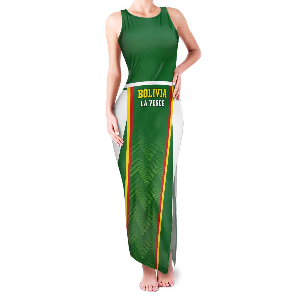 Custom Bolivia Football Tank Maxi Dress Go Champions La Verde Green Version