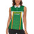 Custom Bolivia Football Women Sleeveless Polo Shirt Go Champions La Verde Green Version