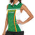 Custom Bolivia Football Women Sleeveless Polo Shirt Go Champions La Verde Green Version